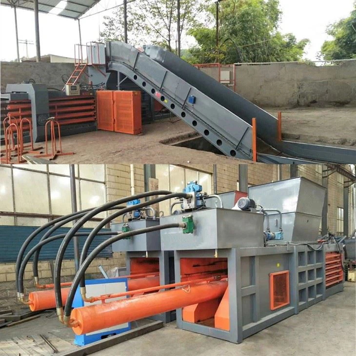 Scrap baling press machine3